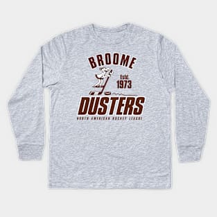 Broome Dusters Hockey Kids Long Sleeve T-Shirt